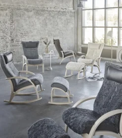 DELTA COMFORT ORGINAL Fåtölj inklusive pall